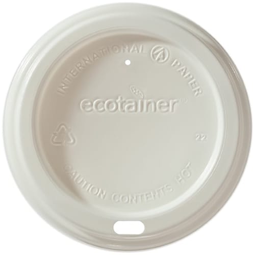 Tapa para Vaso de Papel para Bebidas Calientes, 16 oz, Blanco